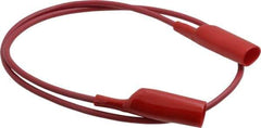 Pomona - Red Electrical Test Equipment Patch Cord - Use with Alligators Test Clips - USA Tool & Supply