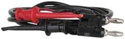 Pomona - Black/Red Electrical Test Equipment Clip - Use with Banana Plugs - USA Tool & Supply