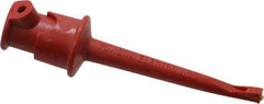 Pomona - Red Electrical Test Equipment Clip - Use with Minigrabbers - USA Tool & Supply