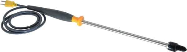 Fluke - -320 to 1112°F, K Ruggedized Surface, Thermocouple Probe - USA Tool & Supply