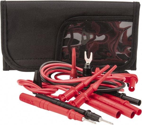 Pomona - 6 Piece, Test Lead Set - 600 Volt Max - USA Tool & Supply