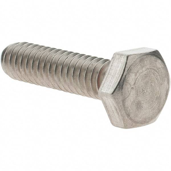 APM HEXSEAL - 5/16-18, Grade 18-8 Stainless Steel, Self Sealing Hex Bolt - Passivated, 3" Length Under Head, Silicone O Ring, UNC Thread - USA Tool & Supply