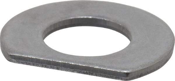 Made in USA - 3/8" Screw Size, 0.444" ID, 1008/1010 Steel Clipped Washer - 0.439 to 0.449" ID, 0.864 to 0.884" OD, 0.055 to 0.065" Thickness, Uncoated - USA Tool & Supply