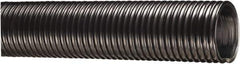 Kuriyama of America - 2" ID x 2.4" OD, 40 Max psi, Full In. Hg, Dry Material Handling & Transfer Hose - Polyurethane Liner, PVC Cover, -40 to 150°F, 2" Bend Radius, 50' Coil Length, Black - USA Tool & Supply