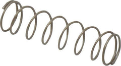 Value Collection - 0.24" OD, 0.02" Wire, 7/8" Free Length, Music Wire Compression Stock Springs Spring - 3.16 Lb Spring Rating - USA Tool & Supply