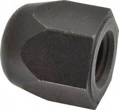 Morton Machine Works - 5/8-11" UNC, 1-1/16" Width Across Flats, Black Oxide Finish, Steel Acorn Nut - 1-3/16" Overall Height, TCMAI - USA Tool & Supply