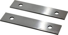 Value Collection - 6" Long x 1-1/4" High x 1/8" Thick, Tool Steel Parallel - 0.0002" Parallelism, Sold as Matched Pair - USA Tool & Supply