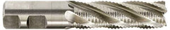Niagara Cutter - 1-1/4" Diam, Coarse Pitch, 1-1/2" LOC, 6 Flute Cobalt Roughing Square End Mill - Uncoated, 3-3/4" OAL, 3/4" Shank Diam, Single End, 30° Helix - USA Tool & Supply