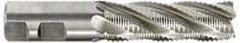 Niagara Cutter - 5/8" Diam, Coarse Pitch, 1-1/4" LOC, 4 Flute Cobalt Roughing Square End Mill - Uncoated, 3-3/8" OAL, 5/8" Shank Diam, Single End, 30° Helix - USA Tool & Supply