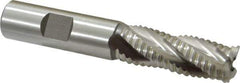 Hertel - 5/8" Diam, Coarse Pitch, 1-5/8" LOC, 4 Flute Cobalt Roughing Square End Mill - Uncoated, 3-3/4" OAL, 5/8" Shank Diam, Single End, 30° Helix - USA Tool & Supply