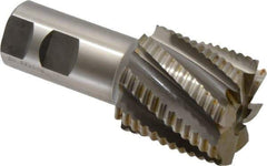 Hertel - 2" Diam, Coarse Pitch, 2" LOC, 8 Flute Cobalt Roughing Square End Mill - Uncoated, 4-1/2" OAL, 1-1/4" Shank Diam, Single End, 30° Helix - USA Tool & Supply