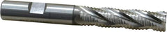 Hertel - 1/2" Diam, Coarse Pitch, 2" LOC, 4 Flute Cobalt Roughing Square End Mill - Uncoated, 4" OAL, 1/2" Shank Diam, Single End, 30° Helix - USA Tool & Supply