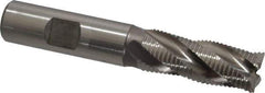 Hertel - 5/8" Diam, Fine Pitch, 1-5/8" LOC, 4 Flute Cobalt Roughing Square End Mill - Uncoated, 3-3/4" OAL, 5/8" Shank Diam, Single End, 30° Helix - USA Tool & Supply