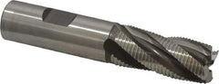 Hertel - 3/4" Diam, Fine Pitch, 1-5/8" LOC, 4 Flute Cobalt Roughing Square End Mill - Uncoated, 3-3/4" OAL, 3/4" Shank Diam, Single End, 30° Helix - USA Tool & Supply