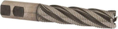 Hertel - 7/8" Diam, Fine Pitch, 3-1/2" LOC, 5 Flute Cobalt Roughing Square End Mill - Uncoated, 5-5/8" OAL, 7/8" Shank Diam, Single End, 30° Helix - USA Tool & Supply