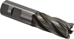 Hertel - 1" Diam, Fine Pitch, 2" LOC, 5 Flute Cobalt Roughing Square End Mill - Uncoated, 4-1/2" OAL, 1" Shank Diam, Single End, 30° Helix - USA Tool & Supply