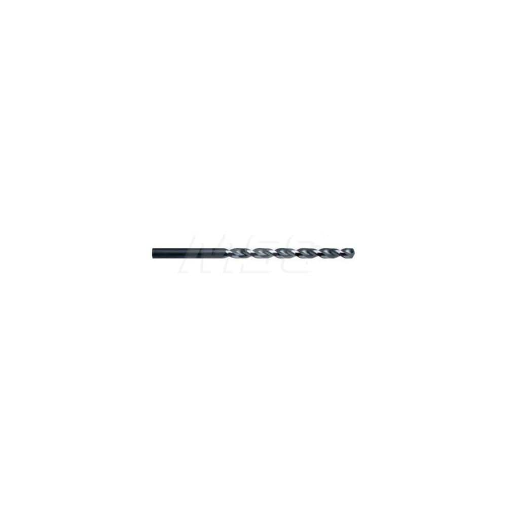 Taper Length Drill Bit: 0.3543″ Dia, 130 ° Bright/Uncoated, 6.8906″ OAL, RH Cut, Parabolic Flute, Cylindrical Shank, Series 535