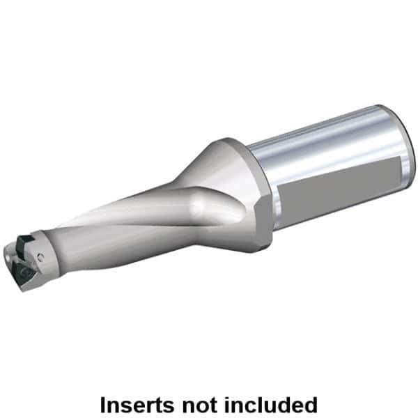 Kennametal - 147mm Max Drill Depth, 2.5xD, 76mm Diam, Indexable Insert Drill - 2 Inserts, 50mm Shank Diam, Whistle Notch Shank - USA Tool & Supply