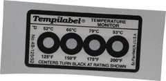 Tempil - 52/66/79/93°C Temp Indicating Label - USA Tool & Supply