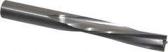 Onsrud - 1/2" Cutting Diam x 2-1/8" Length of Cut, 3 Flute, Downcut Spiral Router Bit - Uncoated, Right Hand Cut, Solid Carbide, 4-1/2" OAL x 1/2" Shank Diam, Three Edge, 10° Helix Angle - USA Tool & Supply