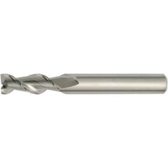 Kennametal - 0.551", 2 Flute, Single End, Solid Carbide, Corner Chamfer End Mill - 83mm OAL, 45° Helix, Right Hand Flute, 32mm LOC, Right Hand Cut - USA Tool & Supply