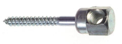 ITW Buildex - 3/8" Zinc-Plated Steel Horizontal (Cross Drilled) Mount Threaded Rod Anchor - 5/8" Diam x 2" Long, 1,725 Lb Ultimate Pullout, For Use with Wood - USA Tool & Supply