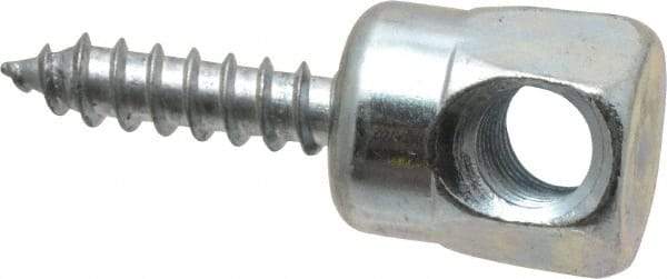 ITW Buildex - 3/8" Zinc-Plated Steel Horizontal (Cross Drilled) Mount Threaded Rod Anchor - 3/8" Diam x 1" Long, 670 Lb Ultimate Pullout, For Use with Wood - USA Tool & Supply