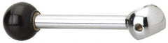 Gibraltar - 1 Offset Arm, 5/16" Hole, Reamed Clamping Handle - 25/32" Hub Diam, 13/16" Ball Diam - USA Tool & Supply