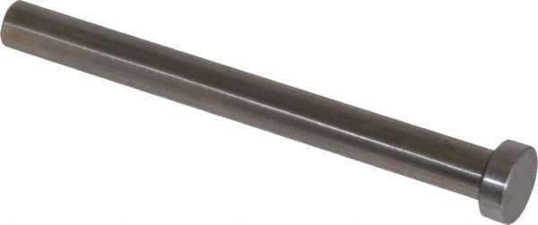 Gibraltar - 9mm Pin Diam, 14mm Head Diam x 5mm Head Height, 100mm OAL, Straight Ejector Pin - Steel, 95mm Pin Length - USA Tool & Supply