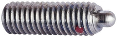 TE-CO - Threaded Spring Plungers Thread Size: 3/8-16 Thread Length (Inch): 1-1/8 - USA Tool & Supply