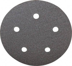 Norton - 5" Diam, 80 Grit, Aluminum Oxide Hook & Loop Disc - Medium Grade, Coated, B Weight Paper Backing, Series A275 - USA Tool & Supply