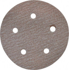 Norton - 5" Diam, 150 Grit, Aluminum Oxide Hook & Loop Disc - Very Fine Grade, Coated, B Weight Paper Backing, Series A275 - USA Tool & Supply