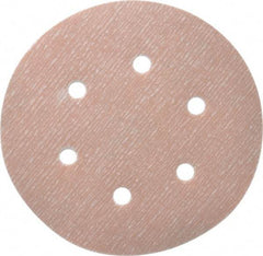 Norton - 6" Diam, 800 Grit, Aluminum Oxide Hook & Loop Disc - Extra Fine Grade, Coated, B Weight Paper Backing, Series A275 - USA Tool & Supply