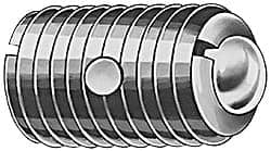 TE-CO - 8-36, 0.093" Ball Diam, 11/32" Body Length, 0.025" Max Ball Reach, Threaded Ball Plunger - USA Tool & Supply