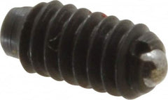 TE-CO - 5-40, 0.062" Ball Diam, 1/4" Body Length, 0.02" Max Ball Reach, Threaded Ball Plunger - USA Tool & Supply