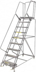 Ballymore - Rolling & Wall Mounted Ladders & Platforms Type: Rolling Warehouse Ladder Style: Rolling Safety Ladder - USA Tool & Supply