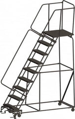Ballymore - Rolling & Wall Mounted Ladders & Platforms Type: Rolling Warehouse Ladder Style: Rolling Safety Ladder - USA Tool & Supply