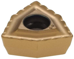 Komet - WOEX05T304 13 Grade BK8425 Carbide Indexable Drill Insert - TiAlN/TiN Finish, Trigon, 8mm Inscribed Circle - USA Tool & Supply