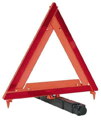 Peterson - 3 Piece Red Triangle Warning Kit - Plastic - USA Tool & Supply