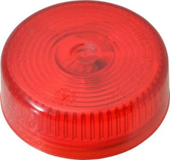 Peterson - 2" Diam, Red Lens & Reflector - Plastic, 12 Volt - USA Tool & Supply