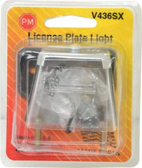 Peterson - 2-11/16" Long x 1-1/2" Wide, Clear Lens & Reflector - Plastic, 12 Volt - USA Tool & Supply