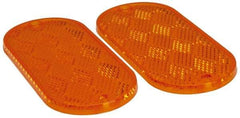 Peterson - Amber Lens & Reflector - Plastic - USA Tool & Supply