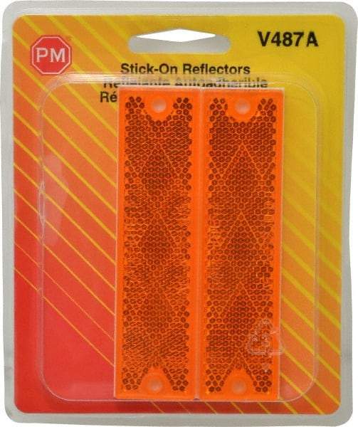 Peterson - Amber Lens & Reflector - Plastic - USA Tool & Supply