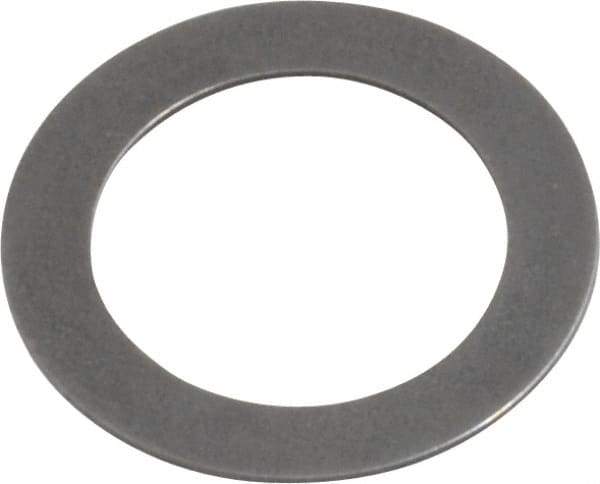 Precision Brand - 0.015" Thick, 3/8" Inside x 0.557" OD, Shortening Shim - 3/8" Screw, 1075 Spring Steel - USA Tool & Supply