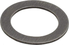 Precision Brand - 0.032" Thick, 1/2" Inside x 0.738" OD, Shortening Shim - 1/2" Screw, 1075 Spring Steel - USA Tool & Supply