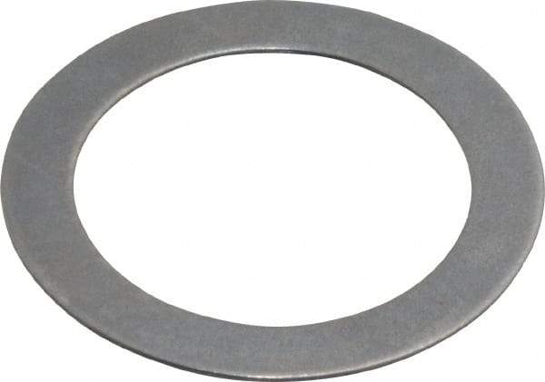 Precision Brand - 0.015" Thick, 5/8" Inside x 0.87" OD, Shortening Shim - 5/8" Screw, 1075 Spring Steel - USA Tool & Supply