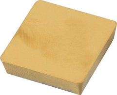 Kennametal - SPU633 Grade KC725M Carbide Milling Insert - TiN/TiCN/TiN Finish, 3/16" Thick, 3/4" Inscribed Circle, 3/64" Corner Radius - USA Tool & Supply