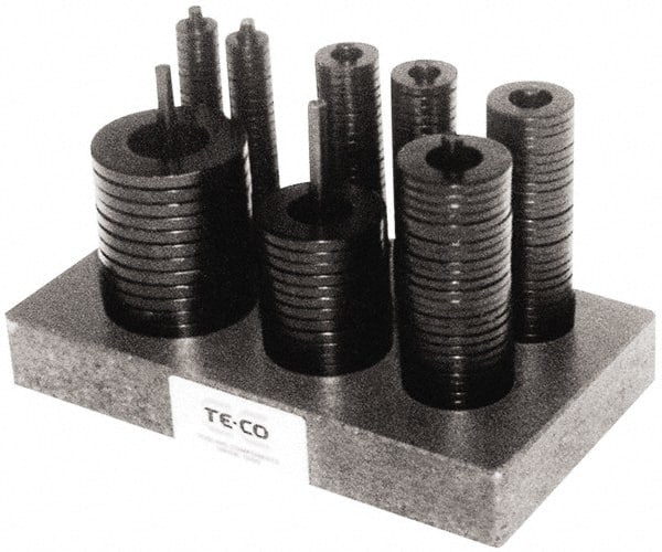 TE-CO - Washer Assortments Type: Flat Number of Pieces: 40 - USA Tool & Supply