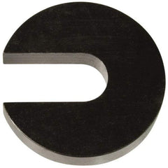 Gibraltar - 3/4" Bolt, 7/16" Thick, Black Oxide Finish, Case Hardened Steel C Washer - Grade 12L14, 25/32" Inside & 2-1/2" OD - USA Tool & Supply