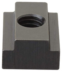 Gibraltar - 7/8-9 Tapped Through T Slot Nut - 1-5/16" Slot Width, 2 x 15/16" Base Width x Height, 2 x 1-1/4" OAL x Height - USA Tool & Supply